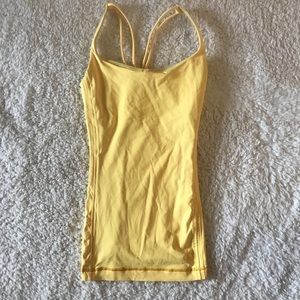 Yellow LuLuLemon Tank Top